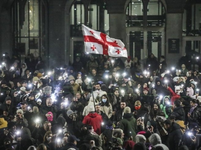 Тбилиси, Грузија (фото: EPA-EFE/DAVID MDZINARISHVILI) - 