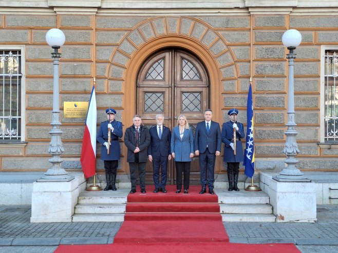 Češki predsjednik u BiH (foto: SRNA)