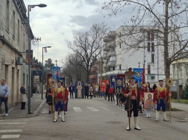 Слава општине и саборног храма Свети Сава, Билећа - Фото: РТРС