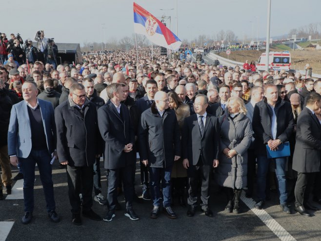 Саобраћајница Лајковац - Ваљево (фото: TANJUG/ Vlada Republike Srbije/ Slobodan Miljević/ bg) 