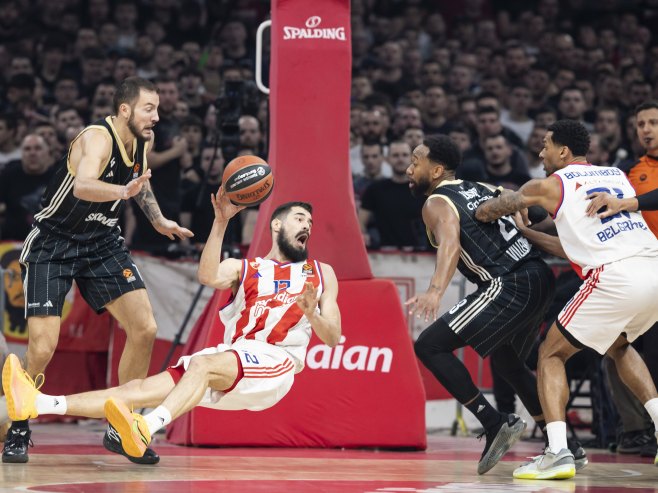 Utakmica, Crvena zvezda - Asvel (Foto: TANJUG/ MARKO ĐOKOVIĆ/ nr) 