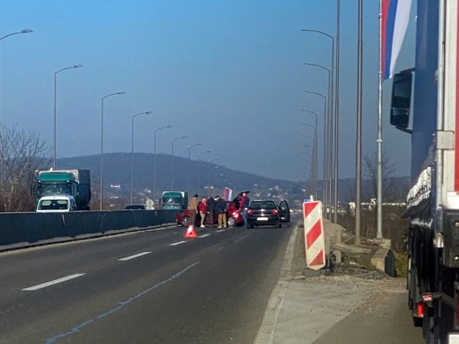 Удес на брзој цести Бањалука-Залужани