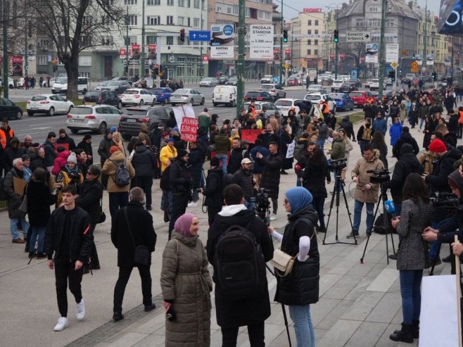 Протести у Сарајеву (Фото: Дневни аваз) - 