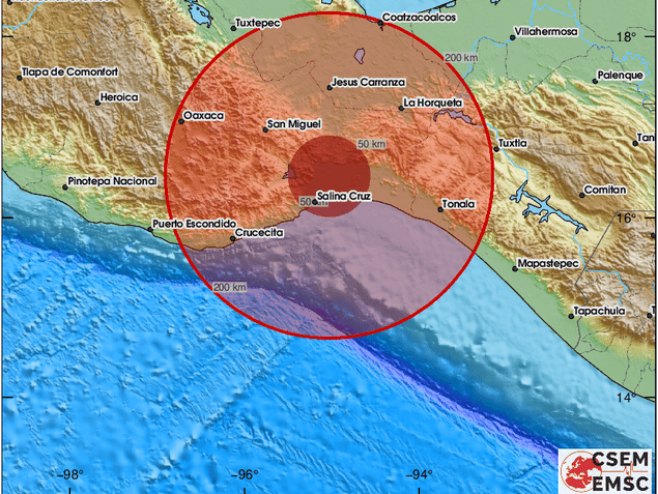 Земљотрес у Мексику (Фото: EMSC) - 