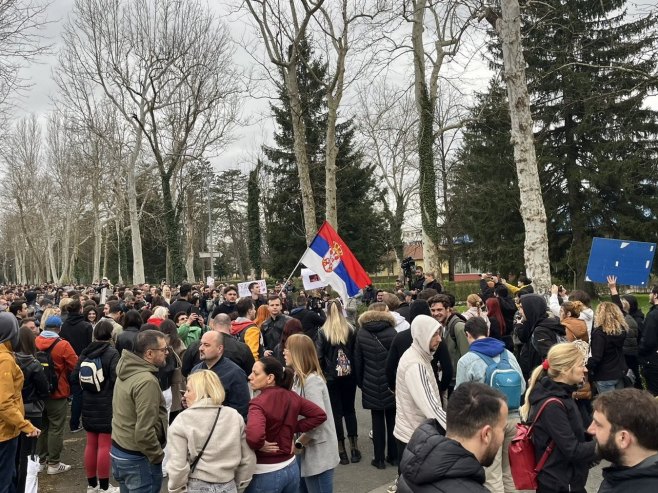 Протест подршке у Бањалуци - Фото: РТРС