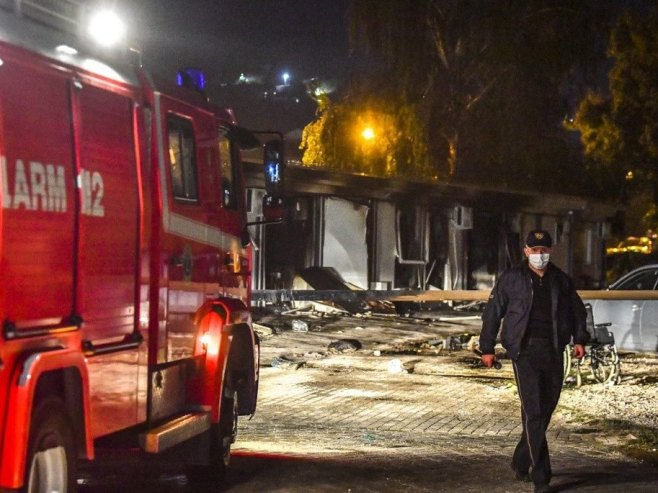 Ватрогасци Сјеверне Македоније (фото: EPA-EFE/Georgi Licovski - илустрација) - 