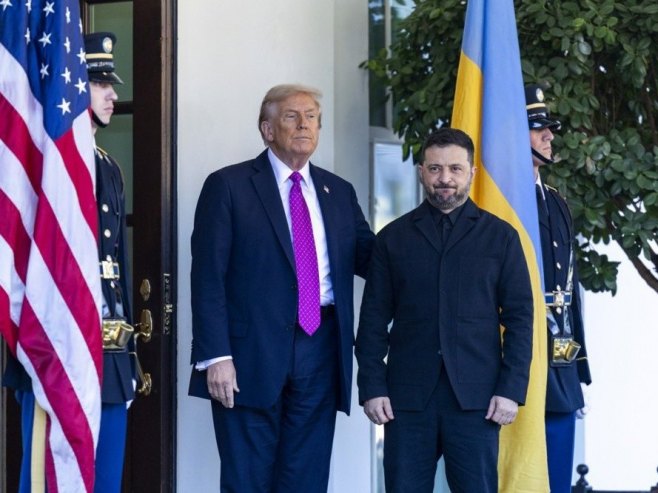 Трамп преузео ријеч на састанку са Зеленским, није му дао да одговара новинарима Трамп преузео ријеч на састанку са Зеленским, није му дао да одговара новинарима